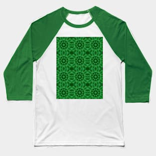 Clover Kaleidoscope Pattern 9 Baseball T-Shirt